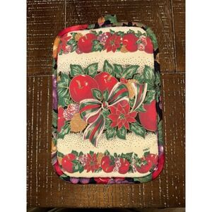 Vintage Christmas‎ Apples Potholder